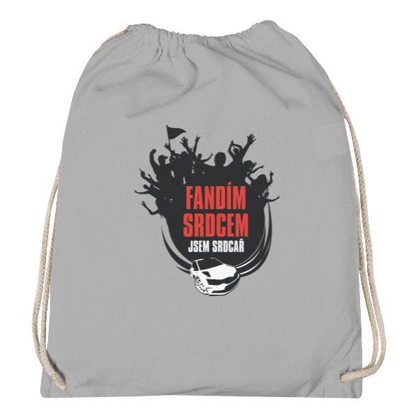 Vak na záda s potiskem Vak na záda Srdcař